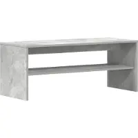 vidaXL Tv-meubel 100x40x40 cm bewerkt hout betongrijs