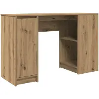 vidaXL Bureau 120x42x76 cm spaanplaat ambachtelijk eikenkleurig