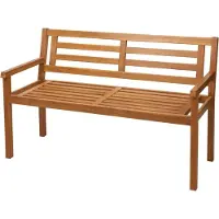 Progarden Tuinbank - 120 x 57 x 75 cm - acacia - natuurlijke teaklook - Hout Bruin