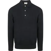 Profuomo Longleeve Polohirt Luxury Baic Navy