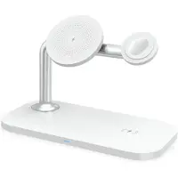 RealPower 416596 ChargeAir MAG Ladestation mit Magsafe weiss