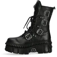 New rock Veterlaarzen zwart