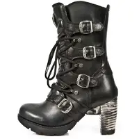 New rock Veterlaarzen 'M-TR003-S1' zwart