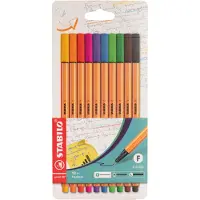 Stabilo 10 Point 88 - Fineliner - Ass. kleuren