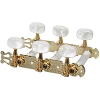 Boston 127-PG Stemmechanieken voor Klassieke Gitaar 3L/3R Goud met Parelmoer Knoppen 70 mm