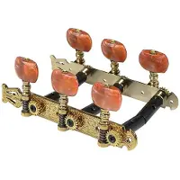 Salvador Cortez MH102G-P1R Originele Stemmechanieken Set Goud met Zalmkleurige Knoppen voor Model 50