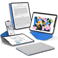 MOFT Hoes Geschikt voor iPad 11 (2025) A16 / 10.9 (2022) - Dynamic Folio Book Case - Magnetische Beschermhoes met Standaard - 20+ Kijkhoeken - MOVAS Vegan Leer - Sleep/Wake - Grijs