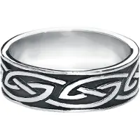 EtNox Ring - Celtic Knot - voor Mannen - zilverkleurig - Maat 5XL