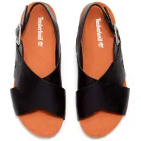 Timberland Women Malibu Waves Basic Backstrap Sandal Black Full Grain-Schoenmaat 38