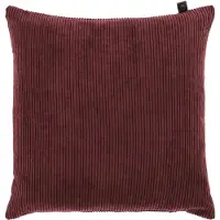 OVERSEAS Rib Kussen - 45 x 45 cm - Maroon
