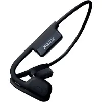 Phreeze Bone Conduction Koptelefoon - Open Ear Sport Headset - Draadloze Sport Oordopjes met Microfoon - Bluetooth 5.3 - IPX6 - Verstelbaar - Zwart
