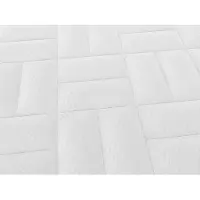 Vente-unique Set 160 x 200 cm gestoffeerde bedbodem + matras schuim en traagschuim-gel 7 zones dikte 22cm - SOMIRA van YSMÉE