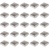Baumarktplus TRUTZHOLM - Paalkap 101 mm Piramide - Set van 25 - RVS - Afdekkap voor Palen 10x10 cm - Roestvrij Staal - Paalhoed