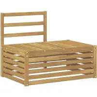 vidaXL Buiten bank set Wit 91 x 63 x 73 cm Massief Acacia Hout