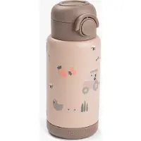 Done by Deer - Insulated straw bottle - Tiny farm Powder - 340 ml