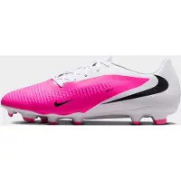 Nike Phantom 6 Low Academy Gras / Kunstgras Voetbalschoenen (MG) Wit Felroze Zwart