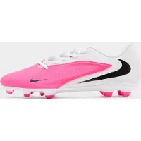 Nike Phantom 6 Low Club Gras / Kunstgras Voetbalschoenen (MG) Wit Felroze Zwart