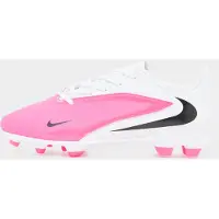 Nike Phantom 6 Low Club Gras / Kunstgras Voetbalschoenen (MG) Kids Wit Felroze Zwart