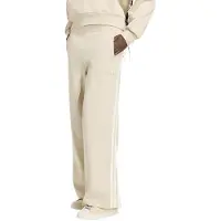 Adidas Sportbroek 'KIT 3-Stripes Wide' chamois / wit