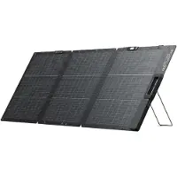 EcoFlow Panneau solaire portable léger 160 W Noir