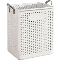 Jojomino Huishoudelijke Opvouwbare Wasmand voor Vuile Was Badkamer Wasmand Vuile Kleren Kan Draagbaar en Verplaatsbaar Zijn 37,7x31x45,5cm