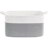 Jojomino Grote Wasmand, Dekenmand voor de Woonkamer, Opbergmand, Speelgoedmand voor Kinderen, Geweven Mand voor Kleding