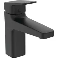 Ideal standard CeraPlan - Wastafelkraan met waste, zwart BD227XG