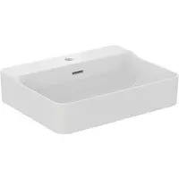 Ideal standard Conca Ceram - Opbouw wastafel 60x45 cm, met overloop, met kraangat, wit T381801