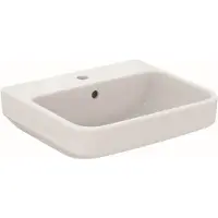 Ideal standard i.Life B - Wastafel 50x44 cm, met overloop, kraangat, wit T460901