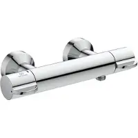 Ideal standard Ceraplus 2 Douchethermostaat Niet-Afsl S-Kopp Therm Ontkopp Chroom