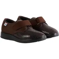 Florett - Zürich - luxe stretch verbandschoenen - maat 46 - Mokka - met CE keurmerk - soepele zool - Hallux - therapieschoenen - verbandpantoffels - verbandsloffen -