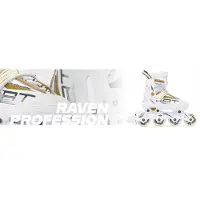 Raven Profession 3-in-1 Inline Skates Wit/Goud Maat 31-35