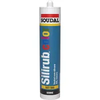Soudal Silirub Color | Siliconenkit | Licht Ivoor Ral 1015 | 300 ml - 105827