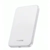 Sharge Magnetica Wireless Power Bank 5000 mAh 20W Zilver