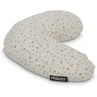 Snoozzz Voedingskussen Small met Fiber vulling en afneembare hoes - flower - 120 cm