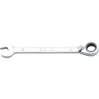 Bgs Ratelring steeksleutel omkeerbaar SW 15 mm