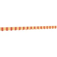 vidaXL Vervangingsdoek voor luifelrok gestreept 380x20 cm geel en oranje