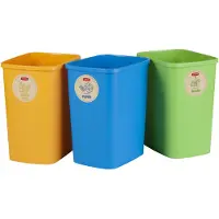 Curver Set van 3x25L ECO Friendly scheidingsbakken