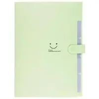 Beniamin Groene A4 plastic kaart met 5 vakken, 330x240 mm