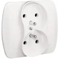 Kontakt-Simon AGZ2/11, Wit, Kunststof, IP20, 250 V, 90 mm, 37,5 mm