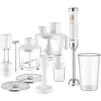 Big Buy Cooking SHB 6551WH Witte Keukenaccessoiresset - Krachtige 1500W Blender
