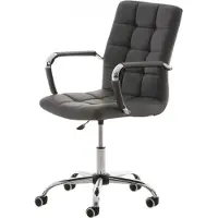 CLP Deli V2 Bureaustoel - Ergonomisch - Voor volwassenen - Kunstleer - grijs
