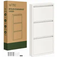 WDMT Schoenenkast 3 deurs wit