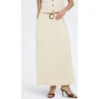 JDY Jdymilan Linnen Lange Rok Dames Liath M