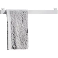Nichba-Design Handdoekhouder 60 Cm Wit - Haken en hangers Staal White - L100102W