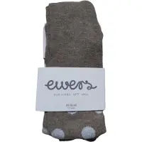 Ewers maillot 92/98 bruin melee met zilveren glitters dots