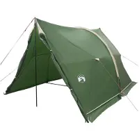vidaXL Tent met waterdicht zeil Groen 185T Polyester met PU Coating