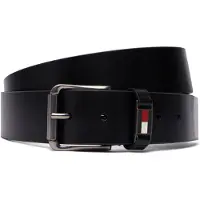 Tommy Hilfiger Riem 'Scanton Roller Buckle' zwart