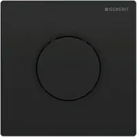 Geberit Bedieningsplaat type 10 pneumatisch round zwart