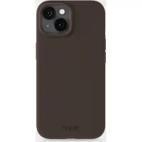 Holdit Silicone Case voor de Apple iPhone 15 - Chocolate